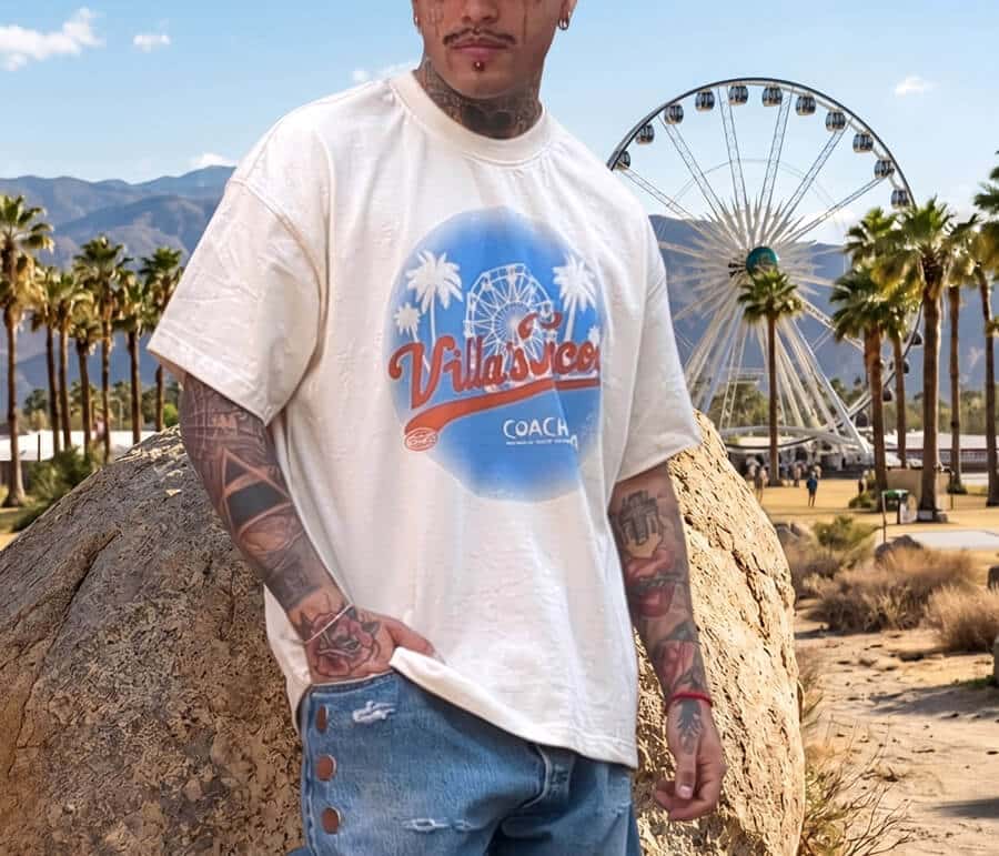 Coachella Souvenir Tee — Cream - Image 2